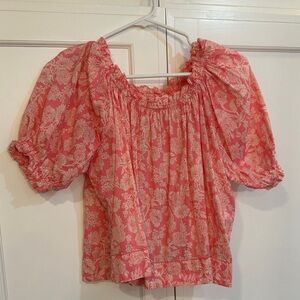 Th Great Pink Floral Top